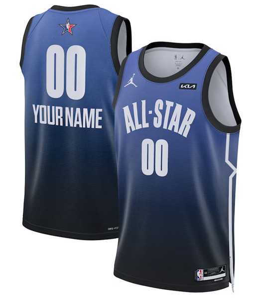 Men & Youth Customized 2023 All-Star Active Player Blue Game Swingman Stitched Jersey